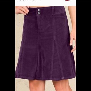 Athleta Grape Corduroy A-lined skirt - NWOT - 10